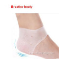 Foot care moisturing silicon gel spa heel socks with holes